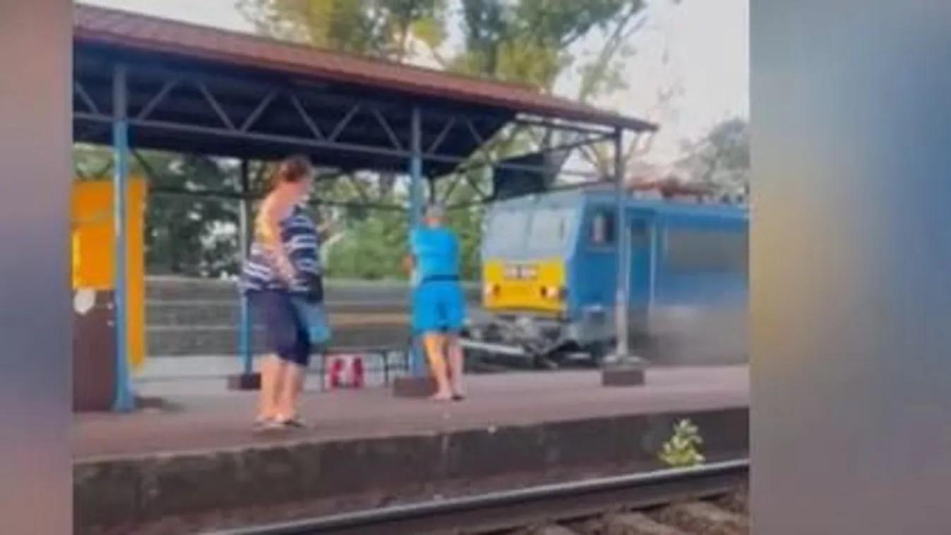 Csak erős idegzetűeknek! Itt a videó a ceglédi halálos vonatbalesetről