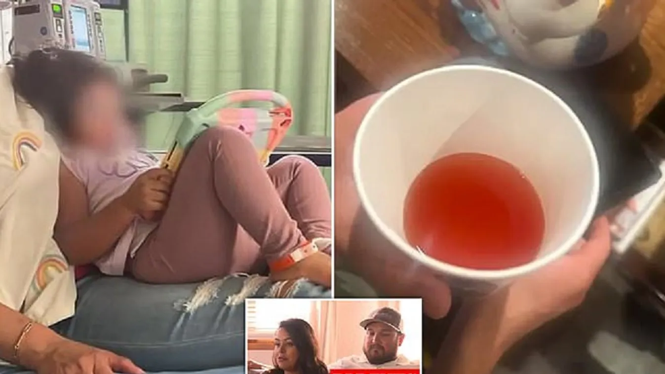 Sápadt volt és nem tudott felállni, egy 2 éves lányt részegen vittek kórházba