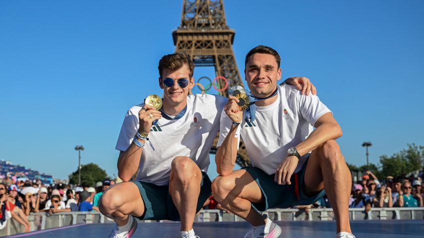 Magyar aranyérmesek a Trocadérón