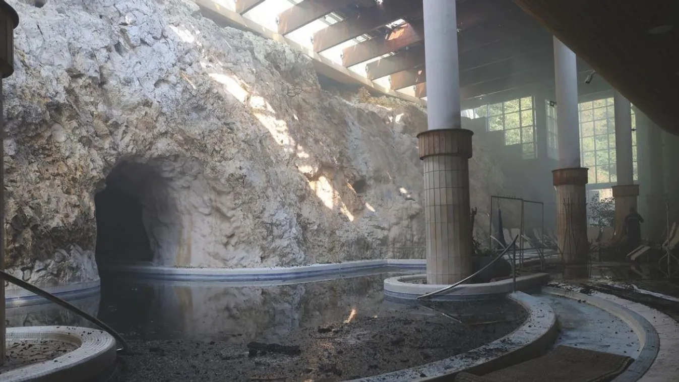 Súlyos csapást mér Miskolctapolca turizmusára a Barlangfürdő leégése