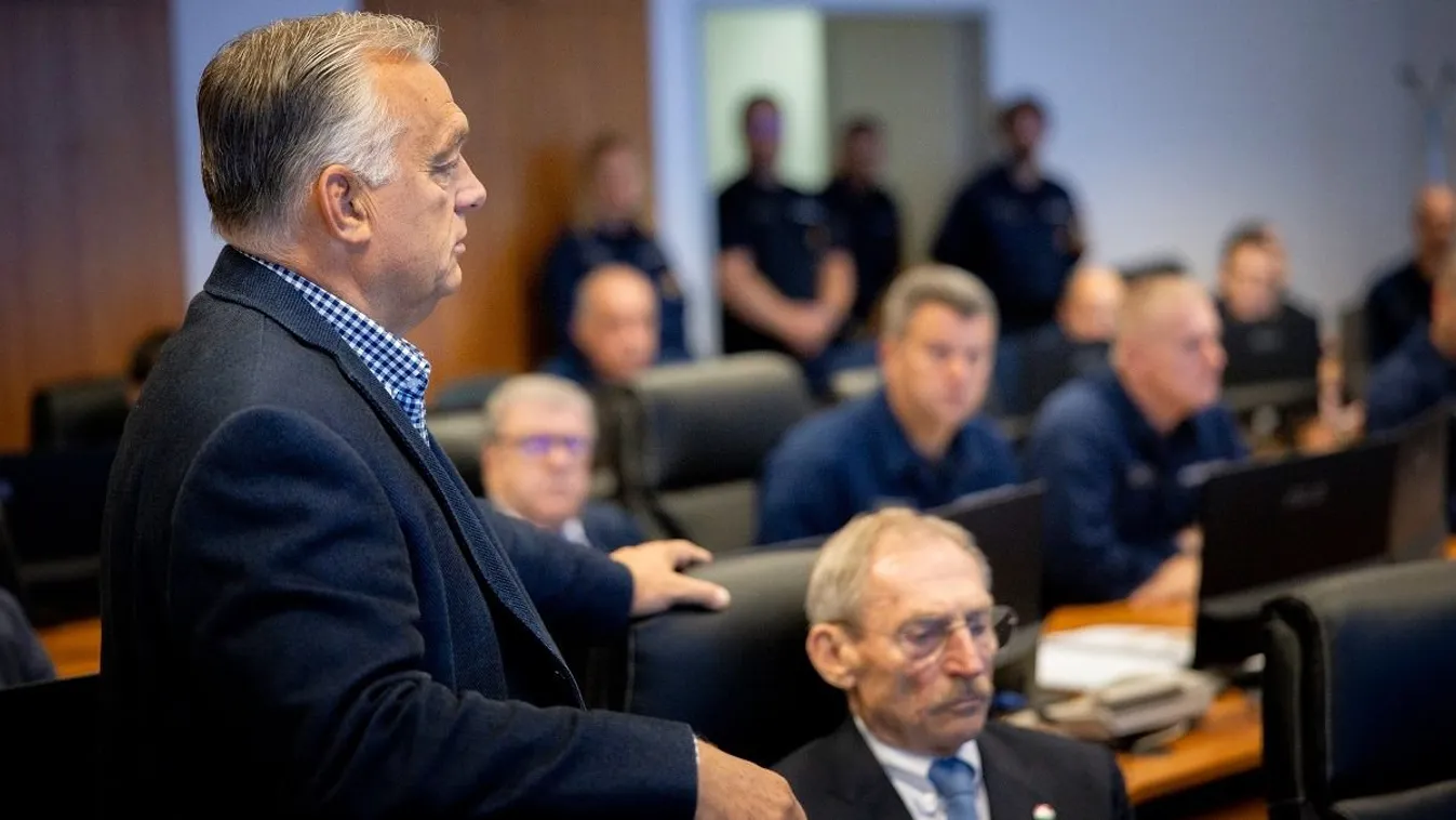 Orbán Viktor vezetésével ülést tartott az árvízvédelmi operatív törzs
