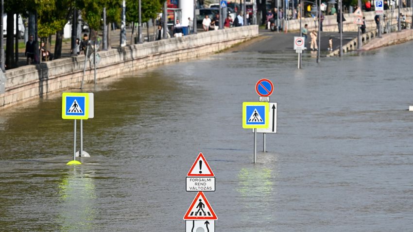 Ekkora már az árvíz Budapesten