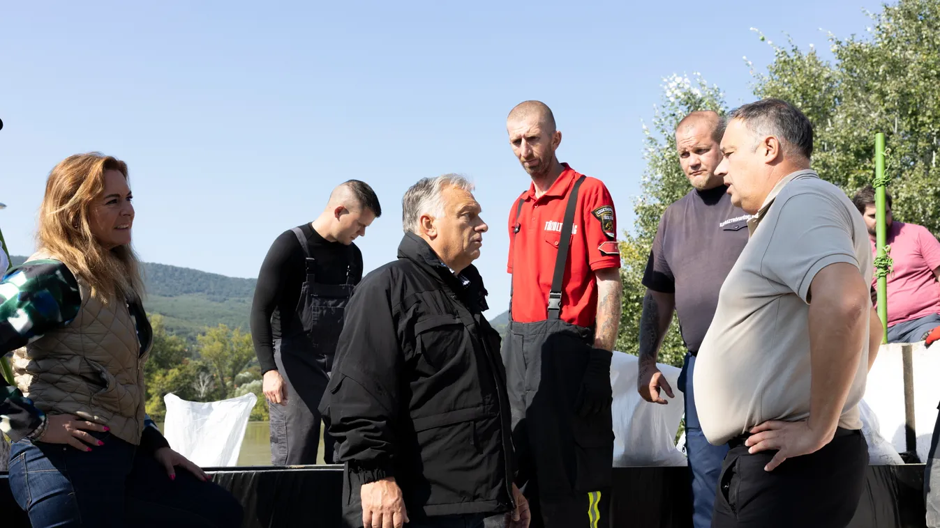 Orbán Viktor a Szentendrei-szigeten, Pócsmegyeren folytatta ellenőrző körútját