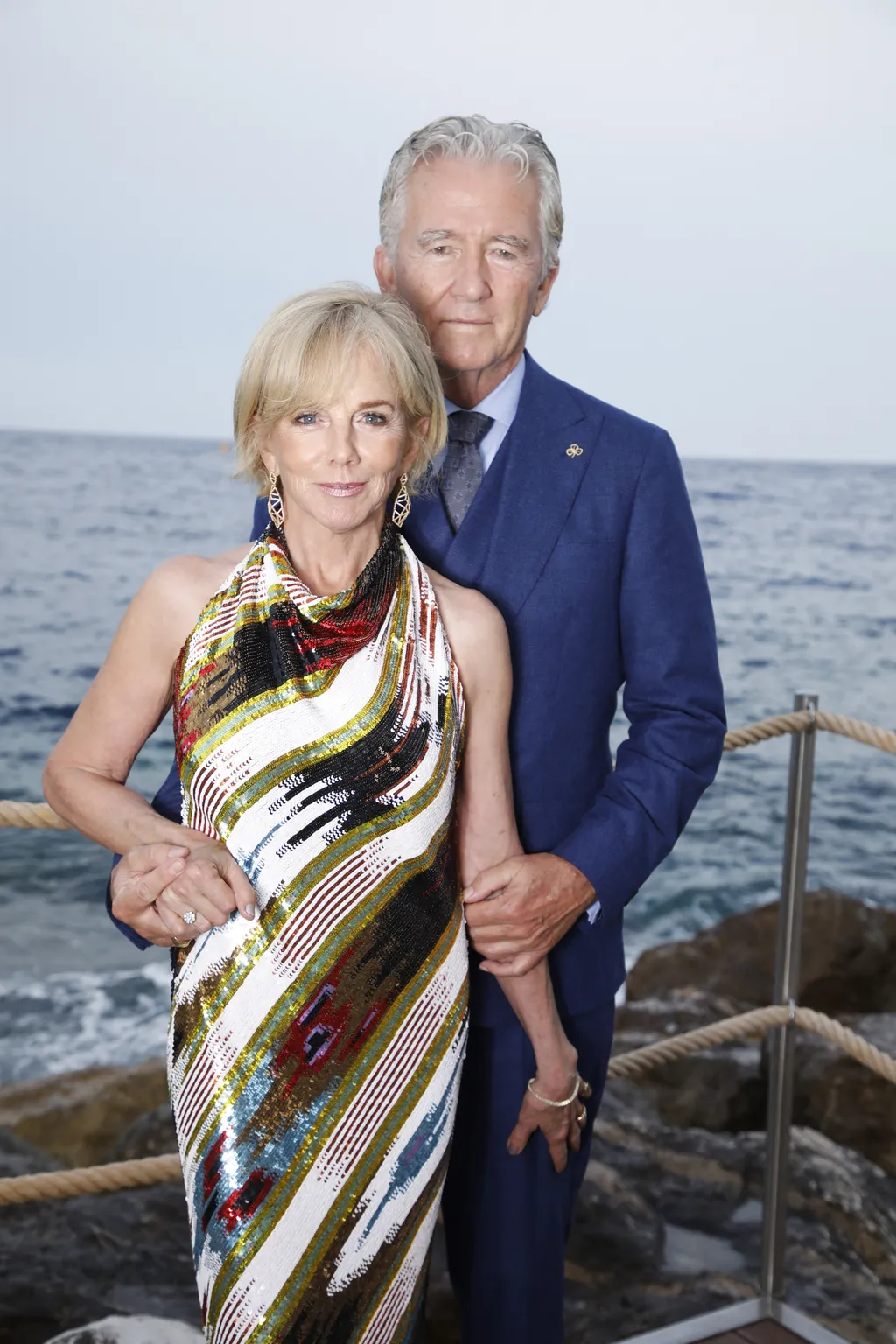 Exclusif - Rendez-vous avec Patrick Duffy et sa compagne Linda Purl lors du 62ème festival de la télévision de Monte-Carlo