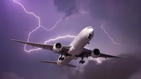Veszélyes, ha belecsap a villám a repülőgépbe?