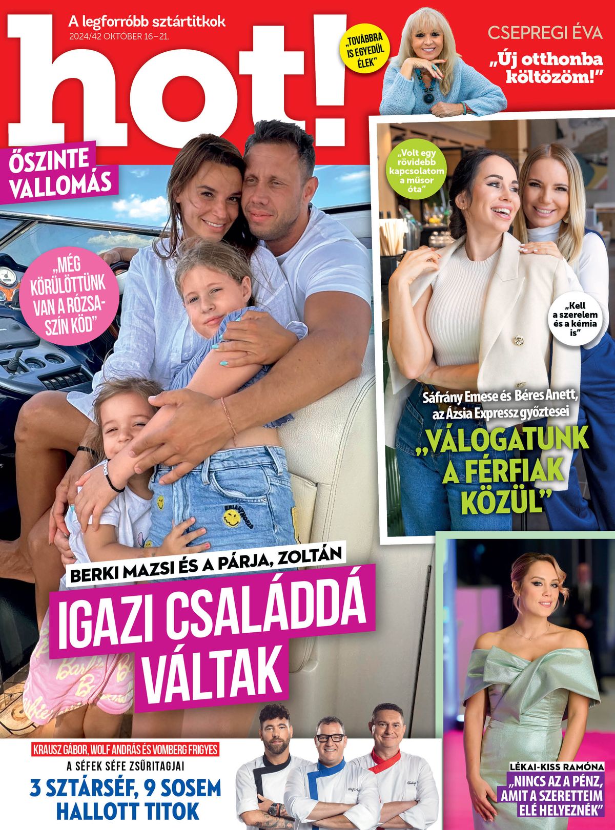 hot! magazin 2024/42 címlap