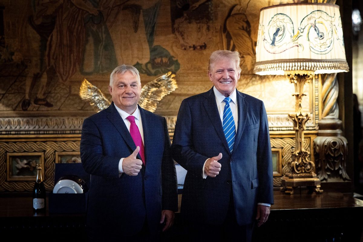 orbán viktor, donald trump, AFP