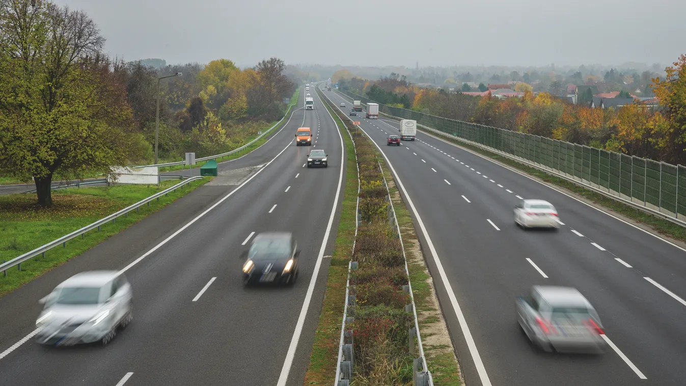 Félmeztelen női test hevert az autópályán Budapestről kifelé