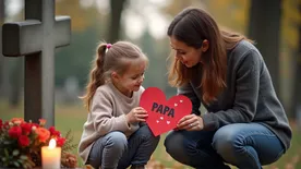 Hoztam egy szívet a Papának - halottak napja gyerekszemmel