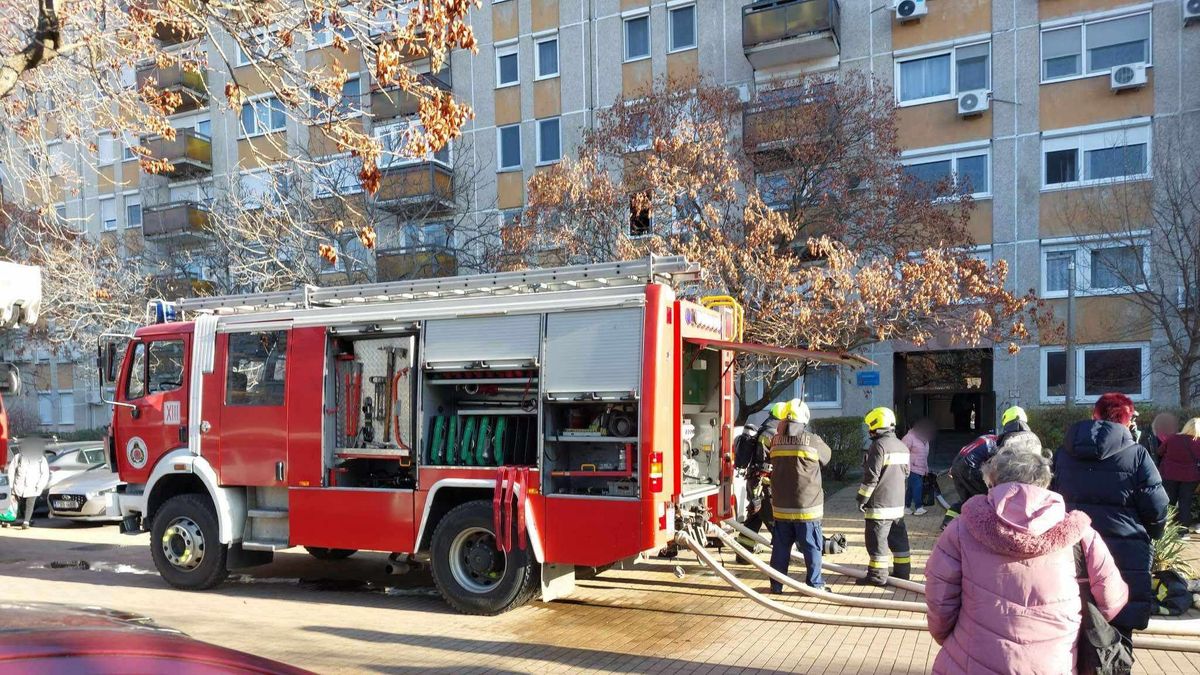 Rohantak a tűzoltók az angyalföldi pokoli toronyhoz: brutális tűz tombolt a kilencediken