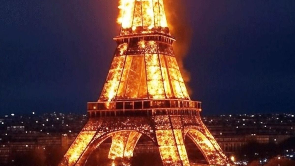 Lángol az Eiffel-torony – vagy mégsem? - Vigyázz, így ver át az AI!