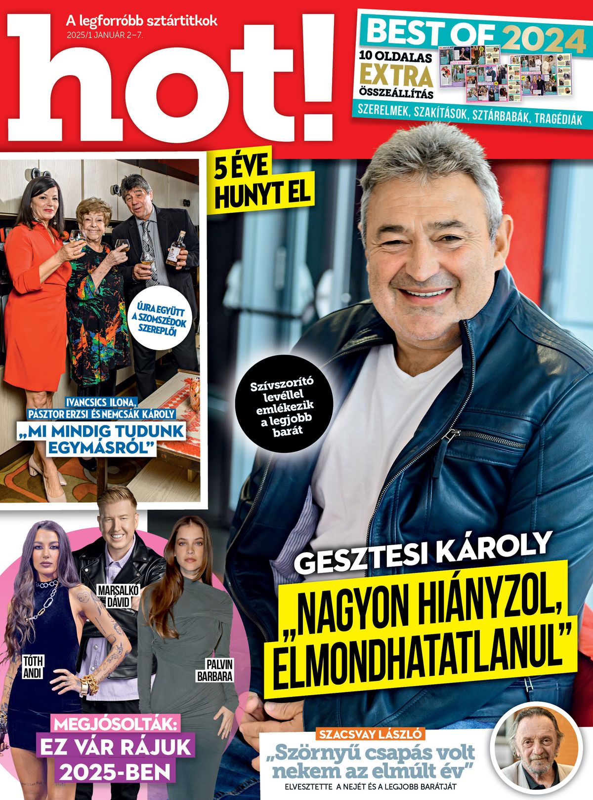 hot! magazin 2025/01 címlap