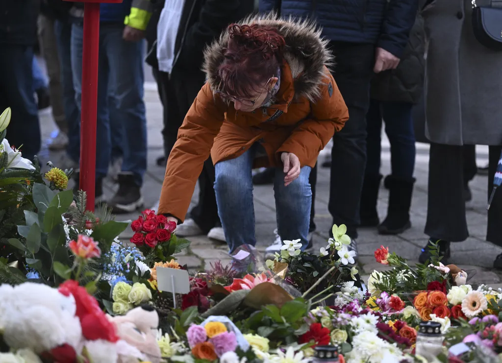 Magdeburg 2024 december 20 terrortámadás, megemlékezés AFP