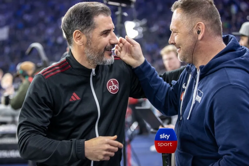 Fiél (balra) is ugyanúgy járt, mint eddig Dárdai minden más utóda: gyengébb pontátlagot hoz a Hertha élén