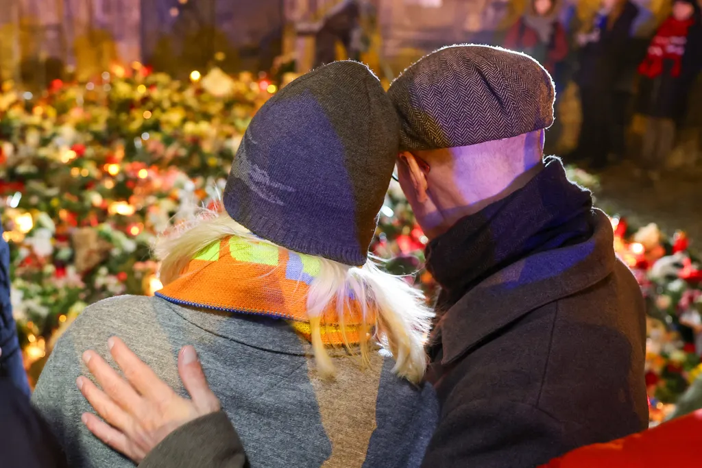 Magdeburg 2024 december 20 terrortámadás, megemlékezés AFP