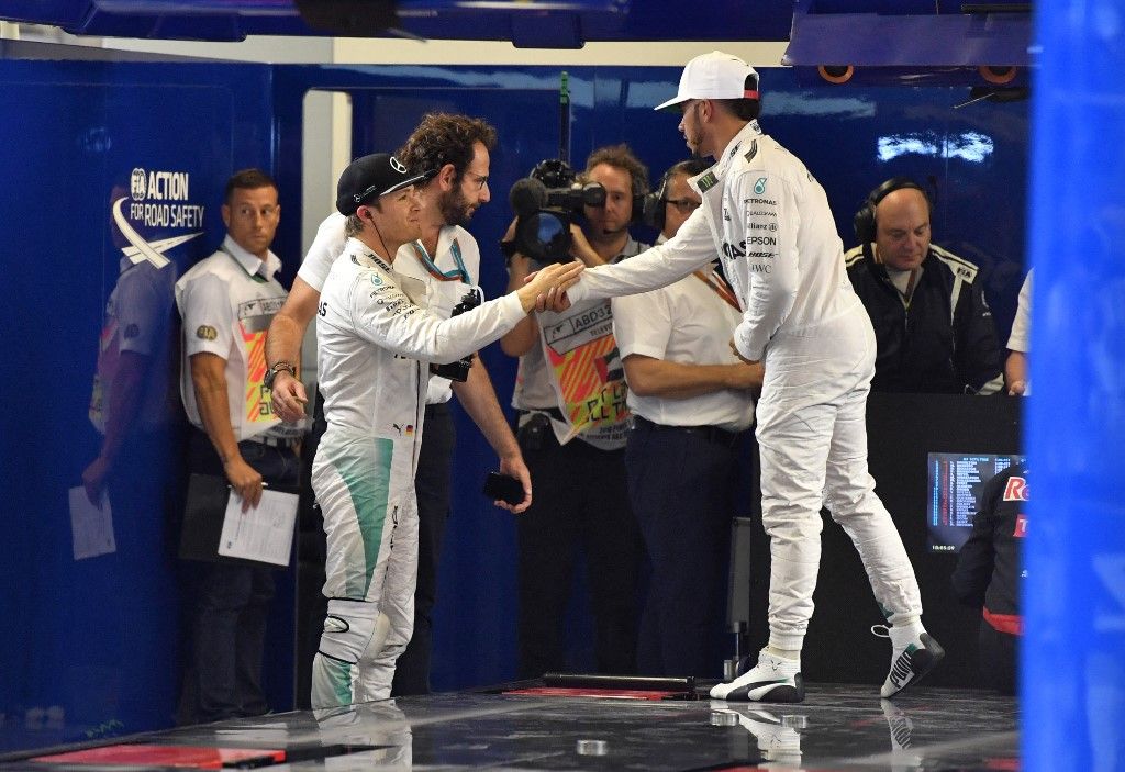 Nico Rosberg, Lewis Hamilton