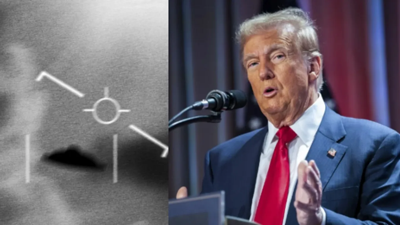 Az egész világ erre a pillanatra várt: hivatalos elismerést tett Trump az ufókról