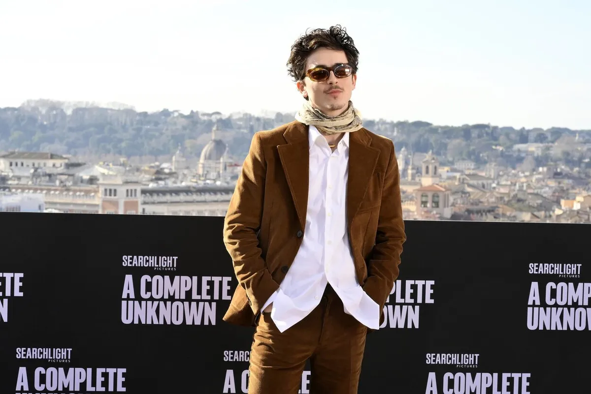 Rome: Hotel De La Ville. Photocall film ''A complete Unknown''. Timothée Chalamet