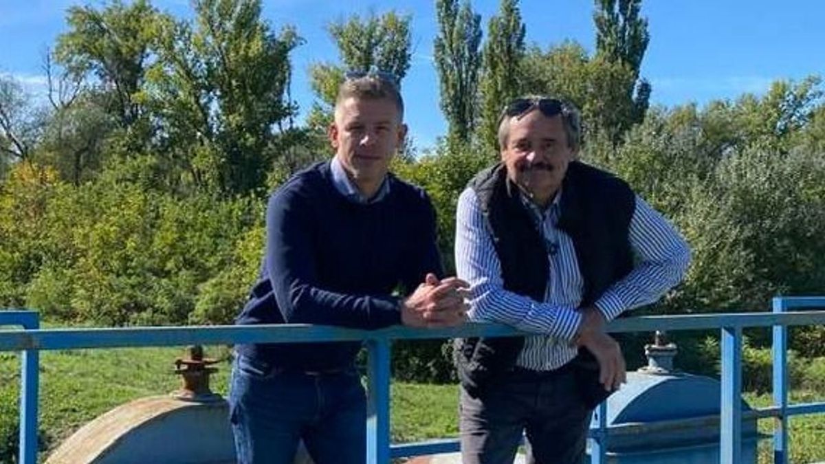 Peter Magyar, Tisza Party chief, and Gyorgy Rasko (Source: Facebook)
