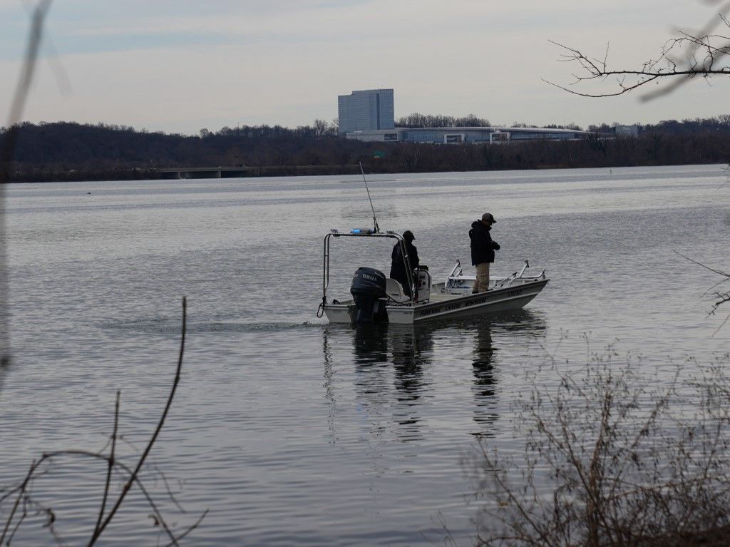 Salvage Crews Work To Recover The American Airlines Jet That Collided With A Blackhawk Helicopter In Washington, D.C.