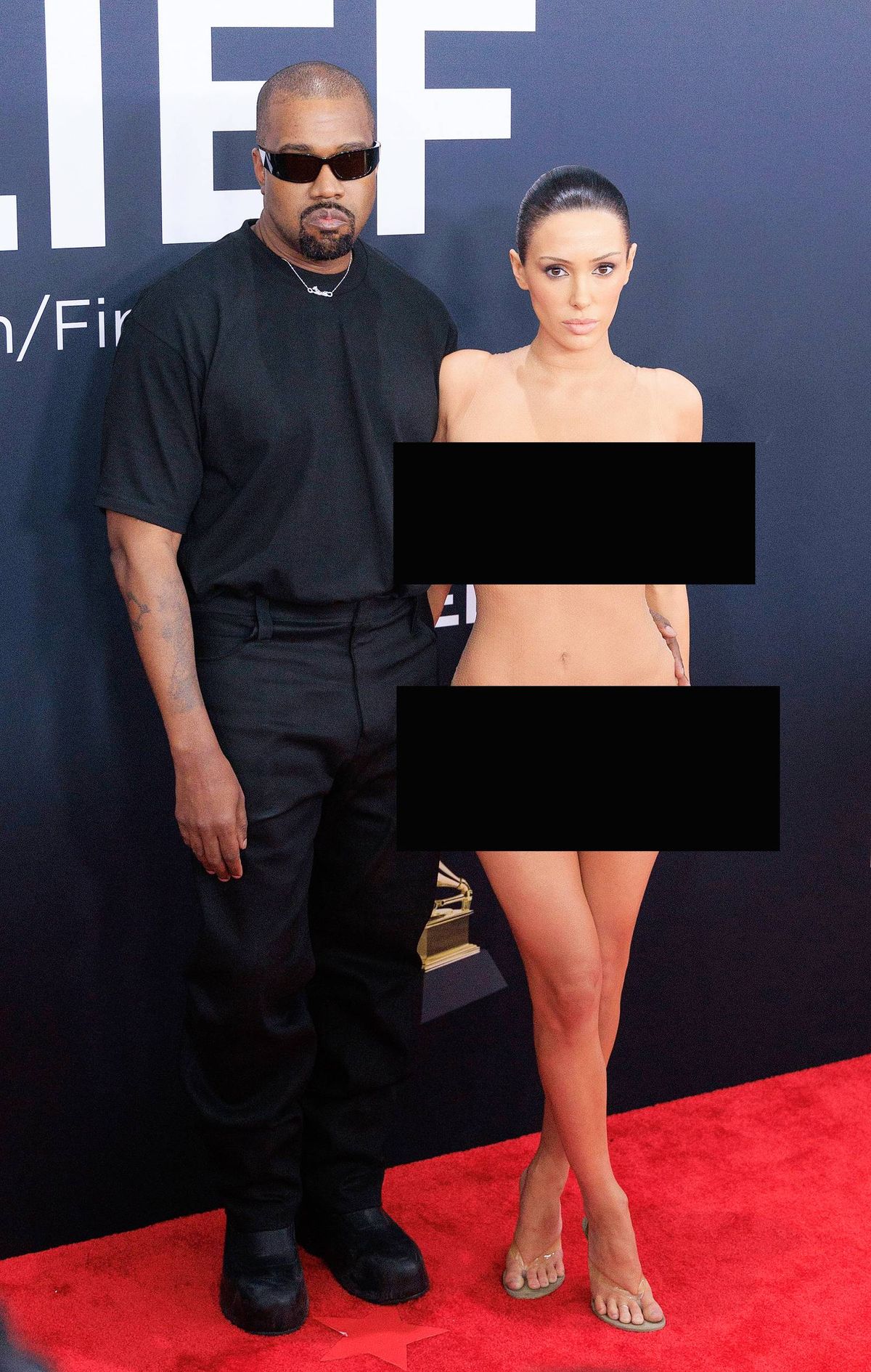 Kanye West és Bianca Censori, Grammy 2025