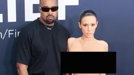 Anyaszült meztelenül jelent meg a Grammy-gálán Kanye West felesége: 8 milliárd forintba került a "ruha"