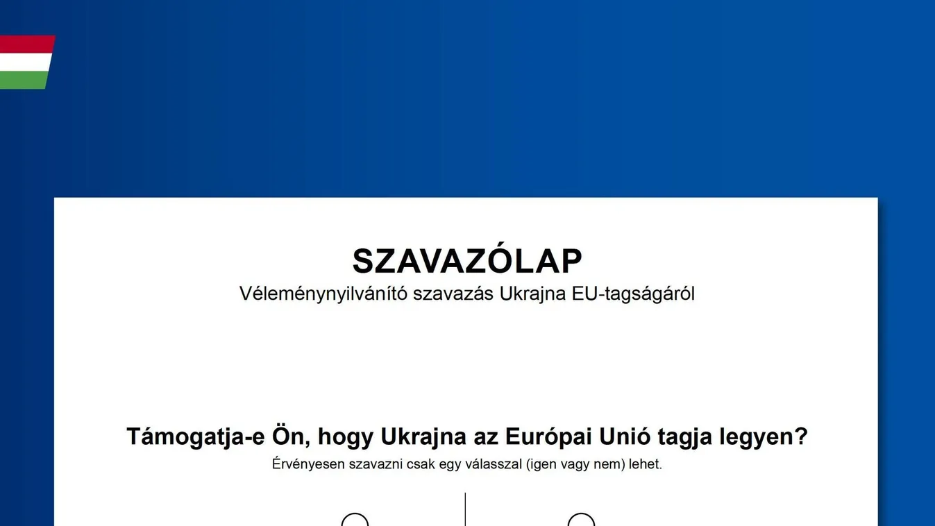 Íme a véleménynyilvánító szavazás szavazólapja