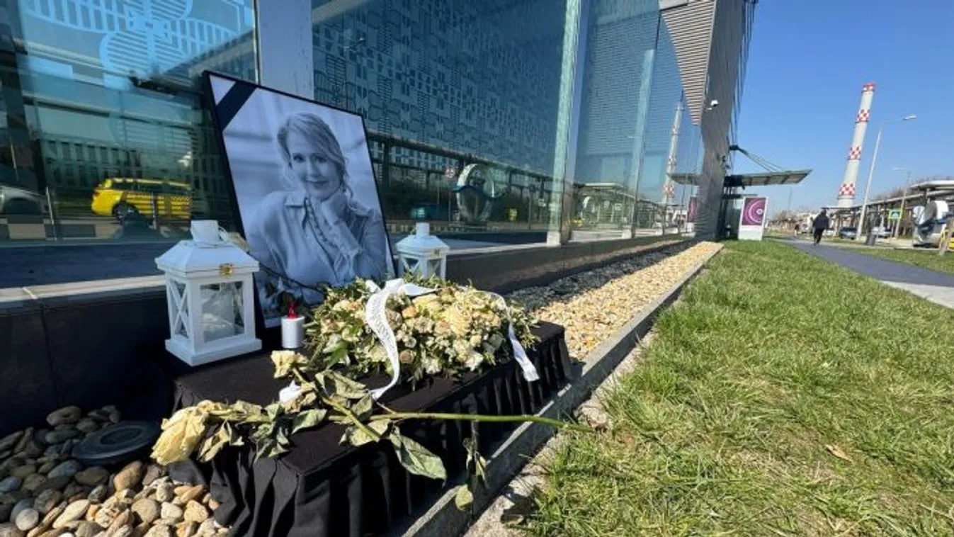 Tragédia az M1-esen, gázolás Ráckevén, Bényi Ildikó emlékhelyet kapott az MTVA előtt