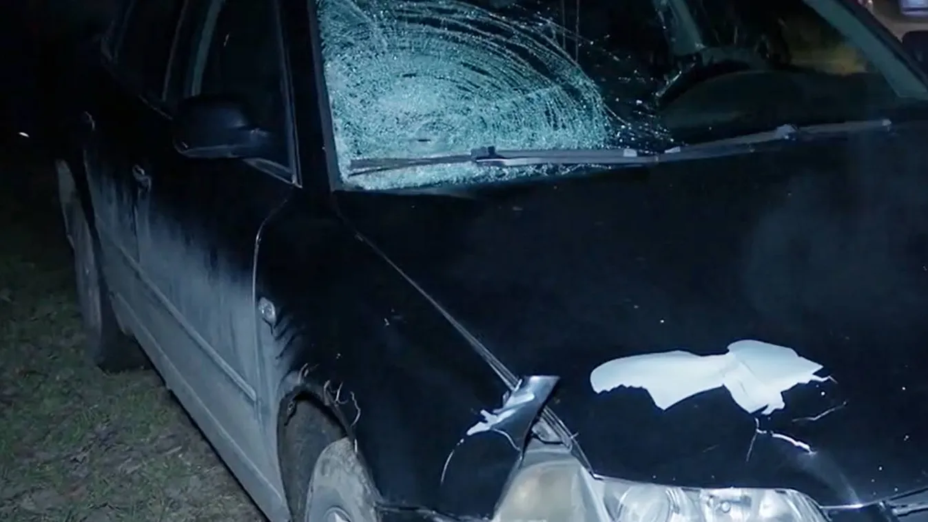 Brutális baleset Ópályinál: 80 métert repült az elgázolt gyalogos – videó
