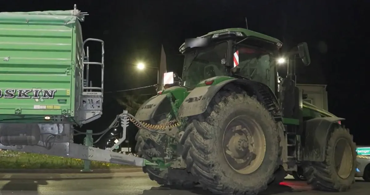 Fehérgyarmat traktor, kerékpár baleset, gázolás, 2024 tavasza, TV2 Tények