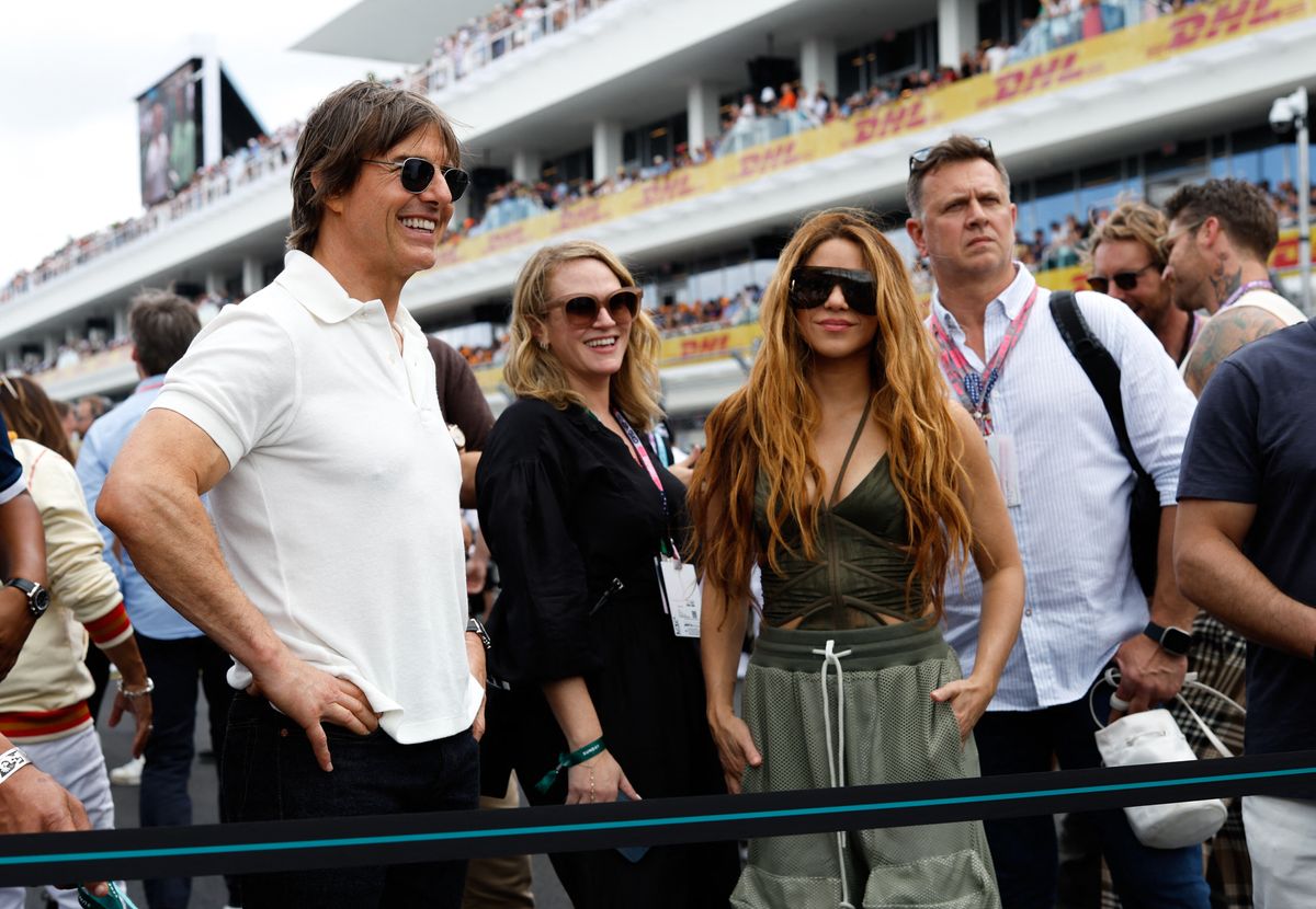 Shakira és Tom Cruise a Forma 1 Miami nagydíjon ismerkedett meg egymással. 