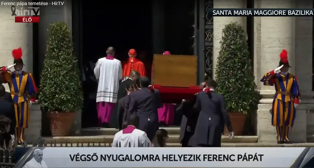 Ferenc pápa temetése 