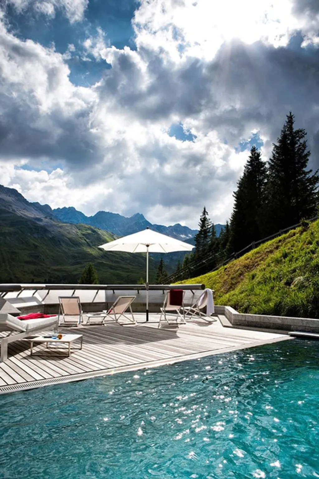 Fotó: Urs Homberger Arosa Switzerland / Tschuggen Grand Hotel 