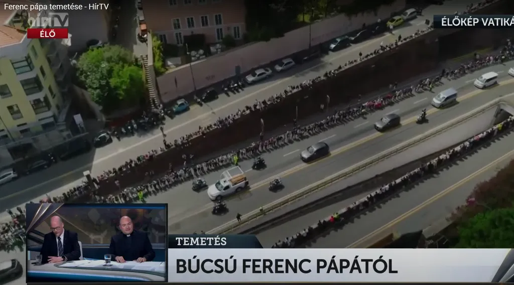 Ferenc pápa temetése 