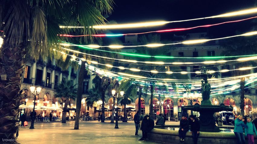 Adventi fények Barcelonában