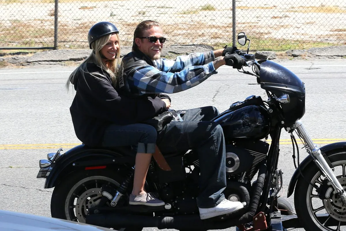 Ashley Tisdale Goes On A Ride With Charlie Hunnam