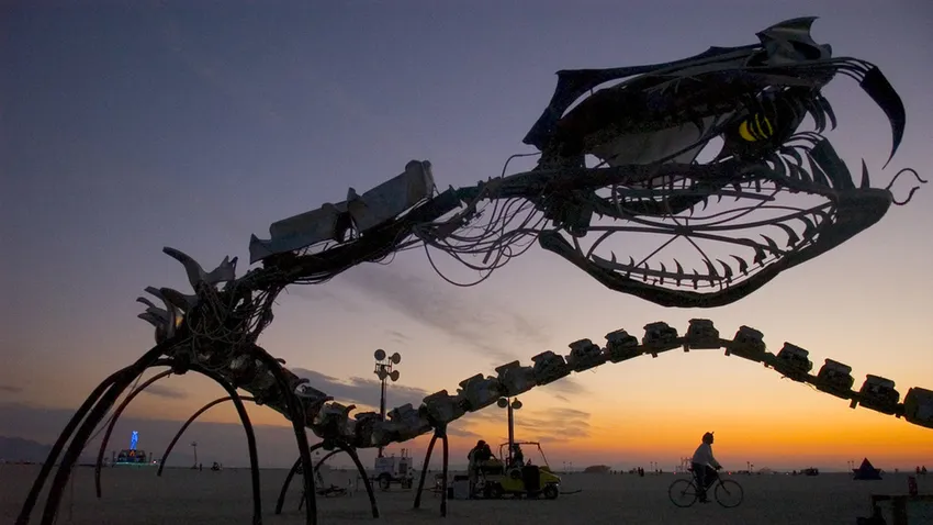 Burning man fesztivál