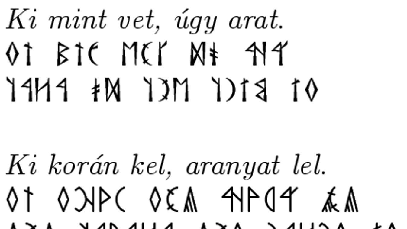 Rovásírással büntette nyolcéves diákjait egy pécsi tanár