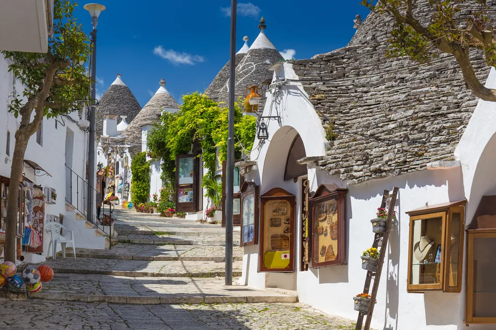 utazási bakik, Olaszországban, Alberobello