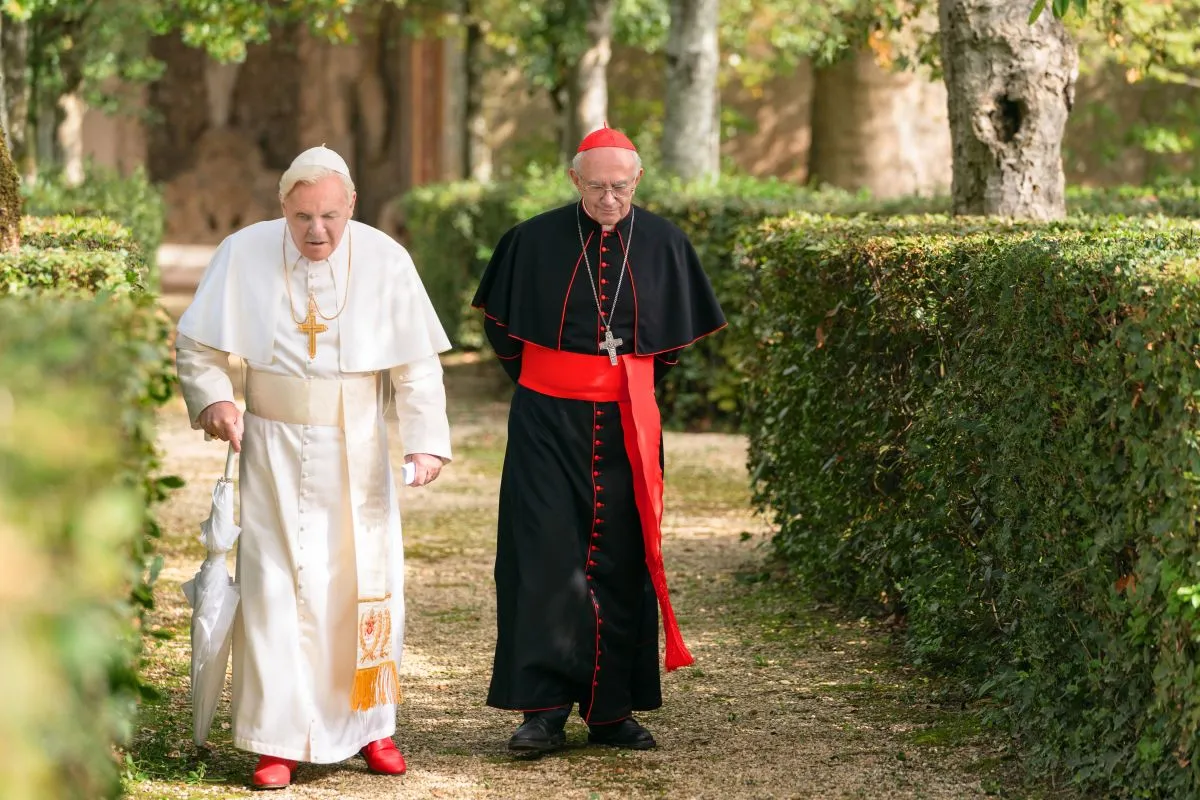 2019 - The Two Popes - Movie Set