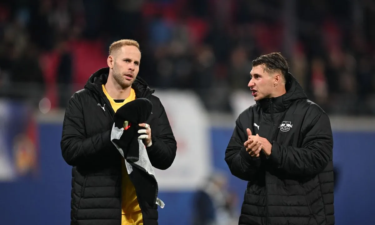 Gulácsi Péter (balra) valószínűleg, Orbán Willi biztosan nem játszhat a Bayern elleni rangadón