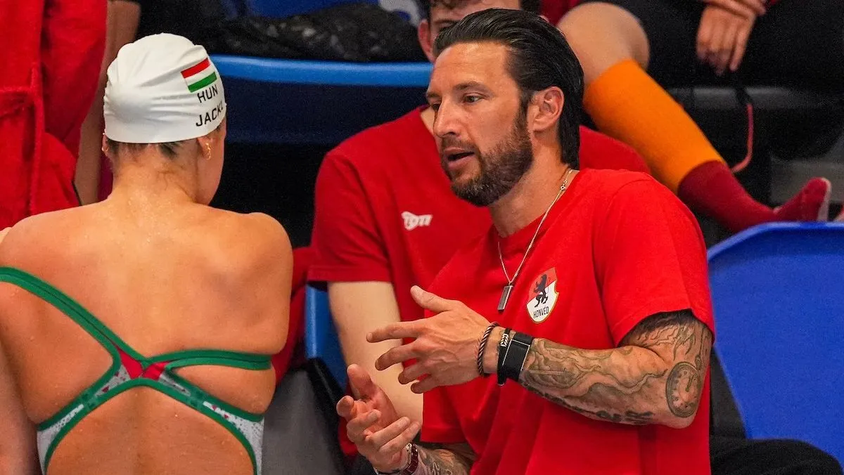 Jackl Vivien és edzője, Shane Tusup