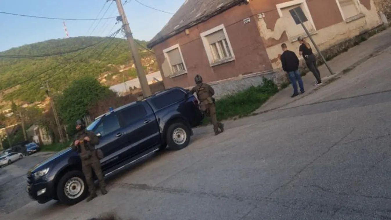 Hatalmas razzia Tatabányán: szemtanúk számolnak be a TEK-es akcióról