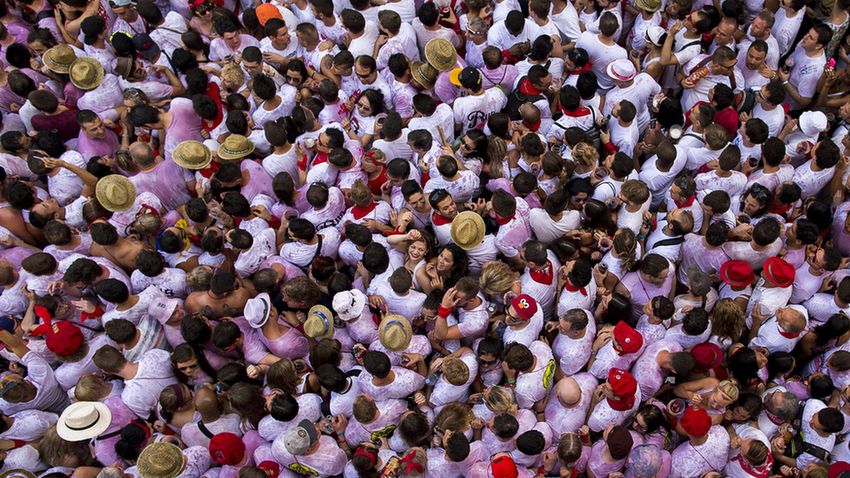 San Fermín fesztivál Pamplonában