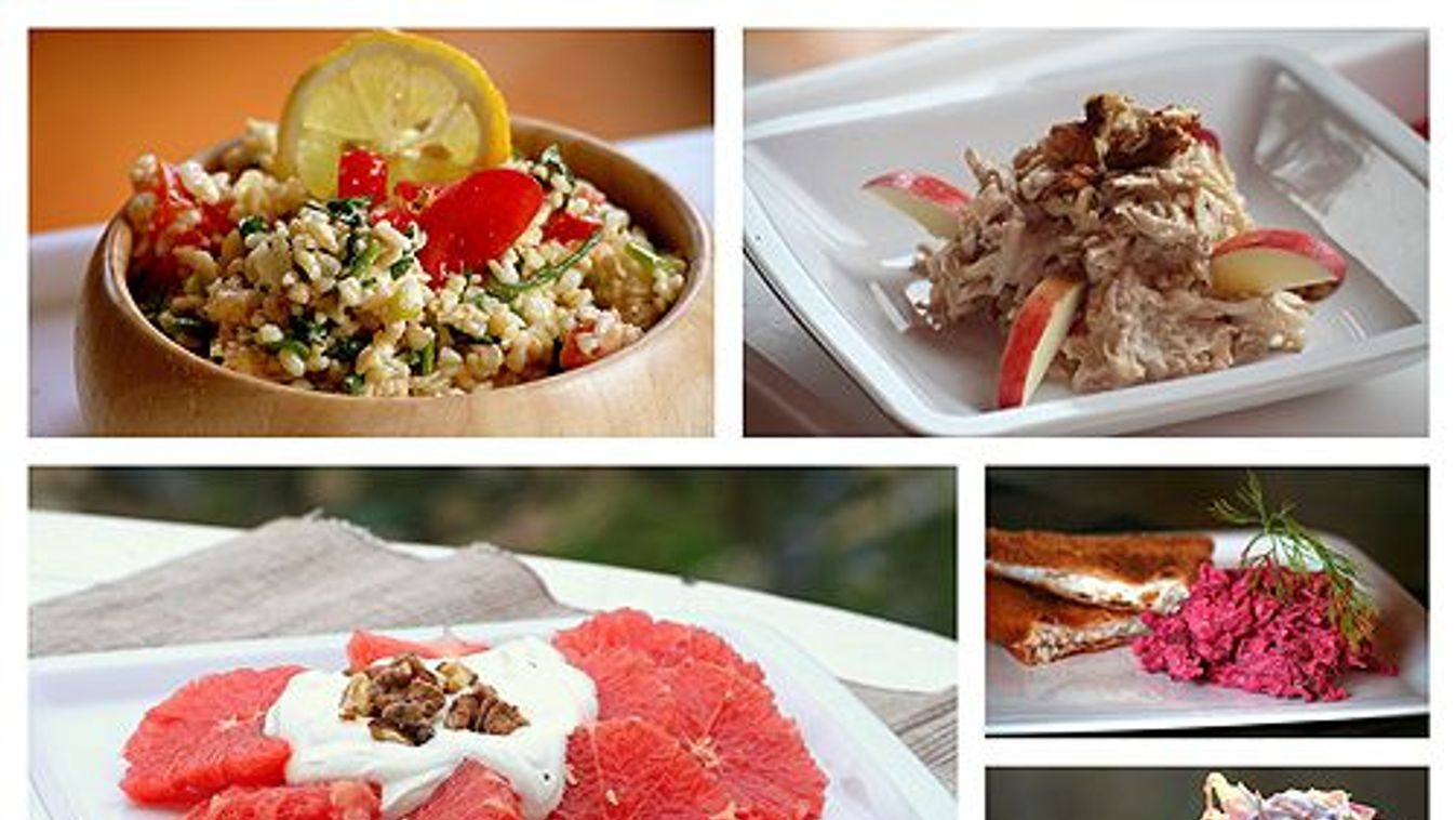 Zsuzsi főz: Saláták grapefruitból, csicsókából, bulgurból, céklából