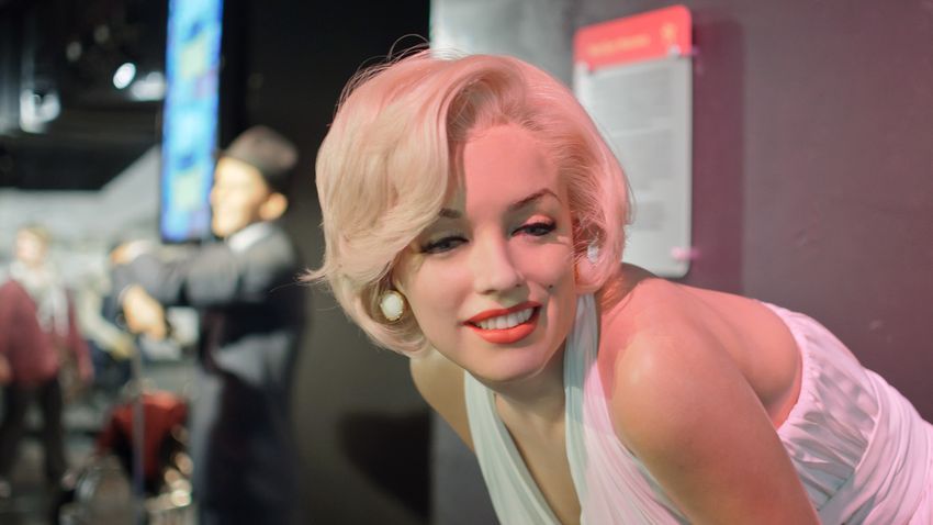 Marilyn a Madame Tussauds panoptikumokban