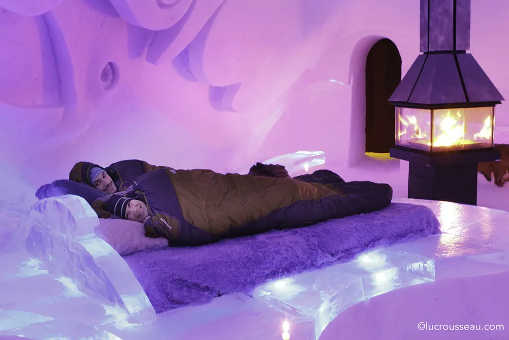 Fotó: Luc Rousseau / Hotel De Glace 