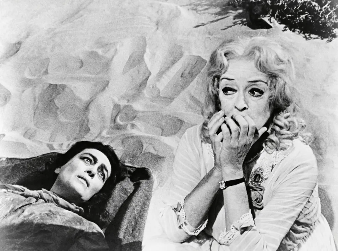 BETTE DAVIS  and JOAN CRAWFORD  in WHAT EVER HAPPENED TO BABY JANE? (1962).