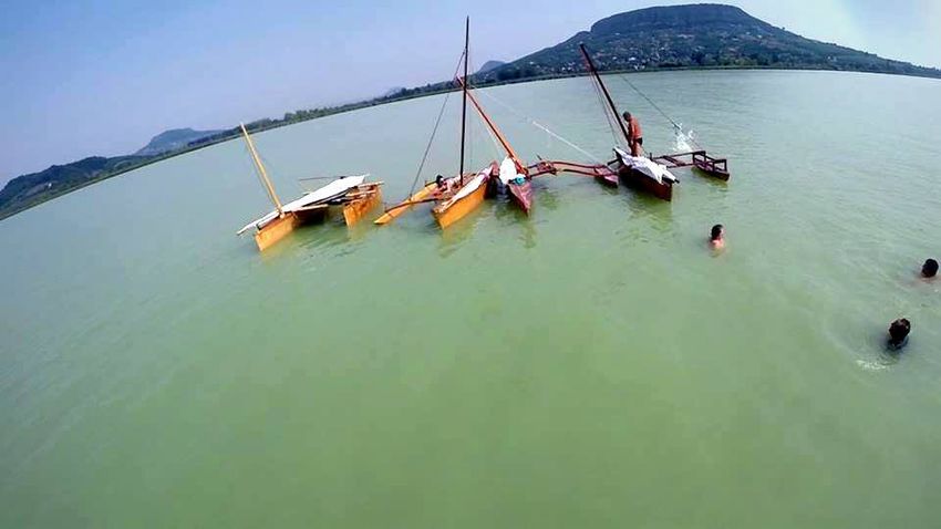 Polinéz proák a Balatonon