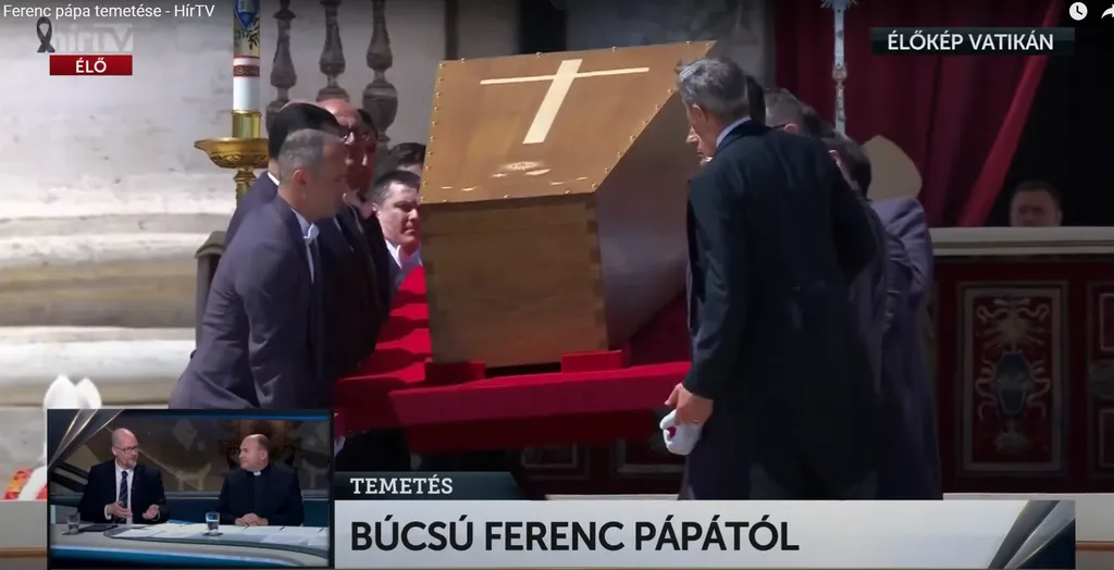 Ferenc pápa temetése 